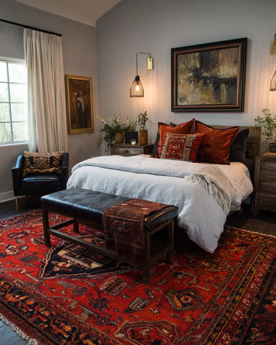 Moody Eclectic Bedroom Decor Ideas