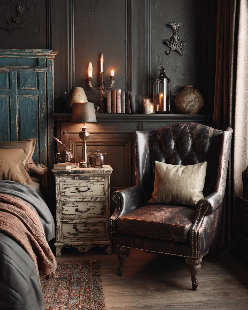 Moody Eclectic Bedroom Decor Ideas