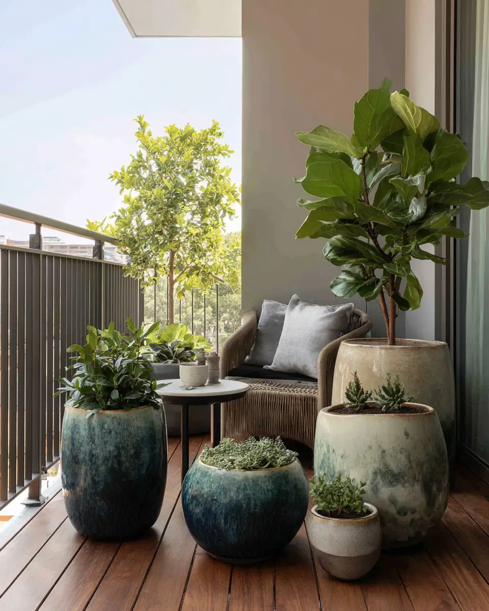 Moody Glam Balcony Decor Ideas - Featured