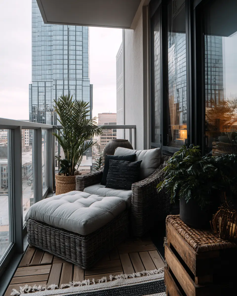 Moody Glam Balcony Decor Ideas