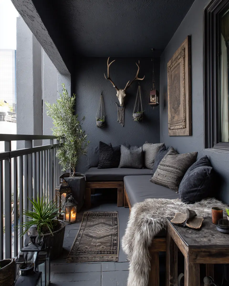 Moody Glam Balcony Decor Ideas