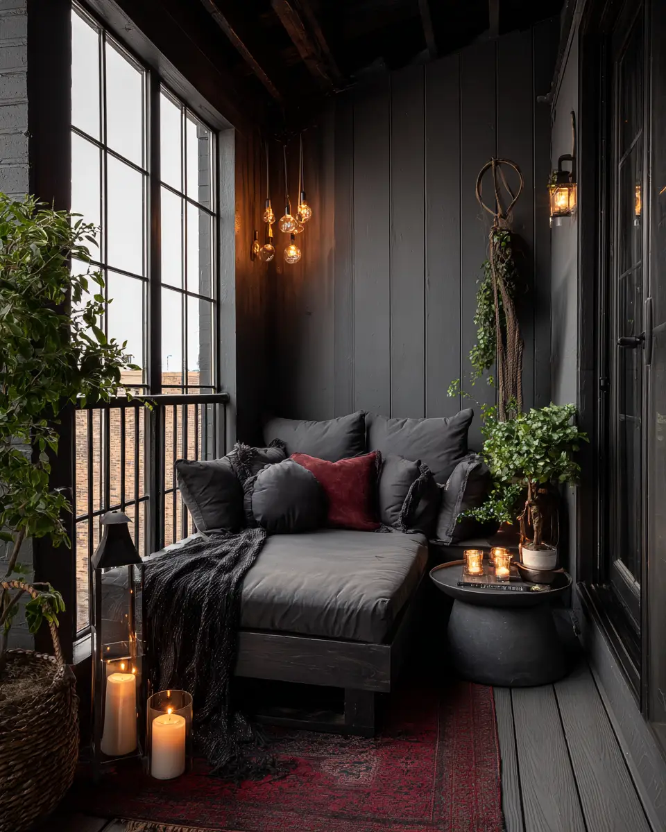 Moody Glam Balcony Decor Ideas