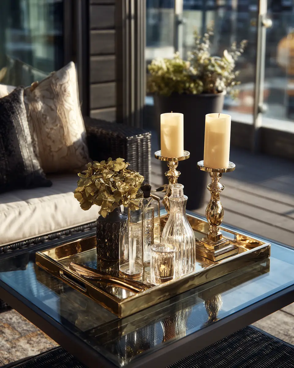 Moody Glam Balcony Decor Ideas