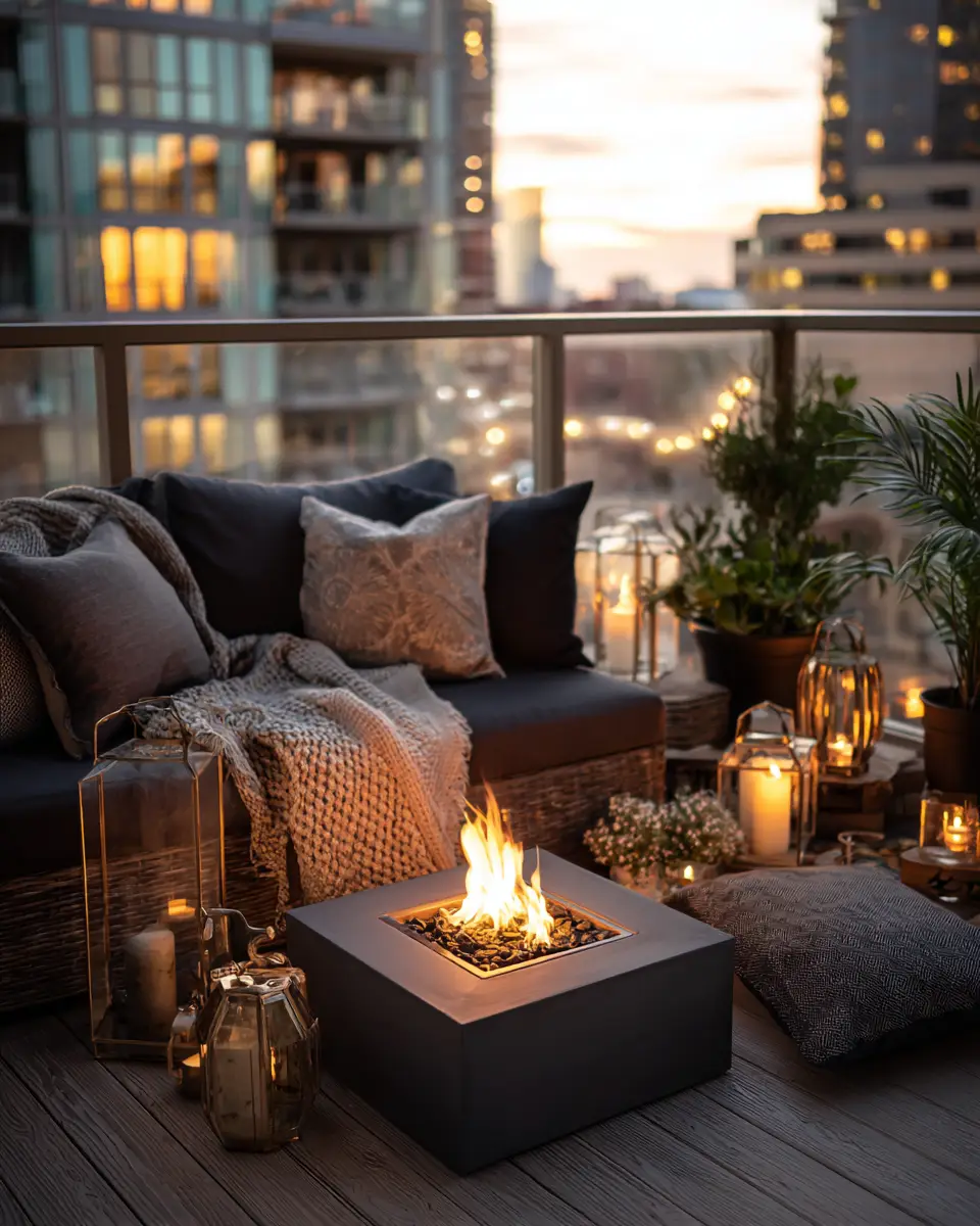 Moody Glam Balcony Decor Ideas