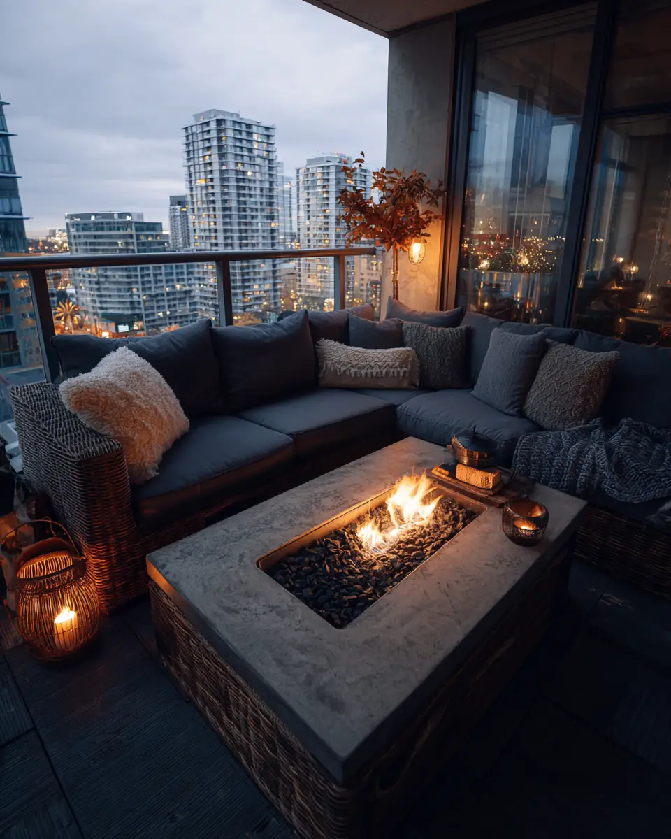 Moody Glam Balcony Decor Ideas