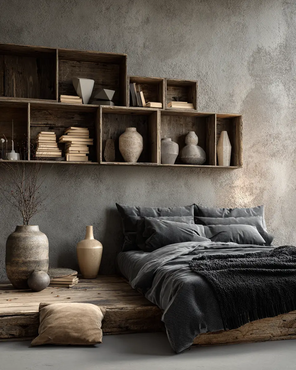 Moody Industrial Bedroom Decor Ideas