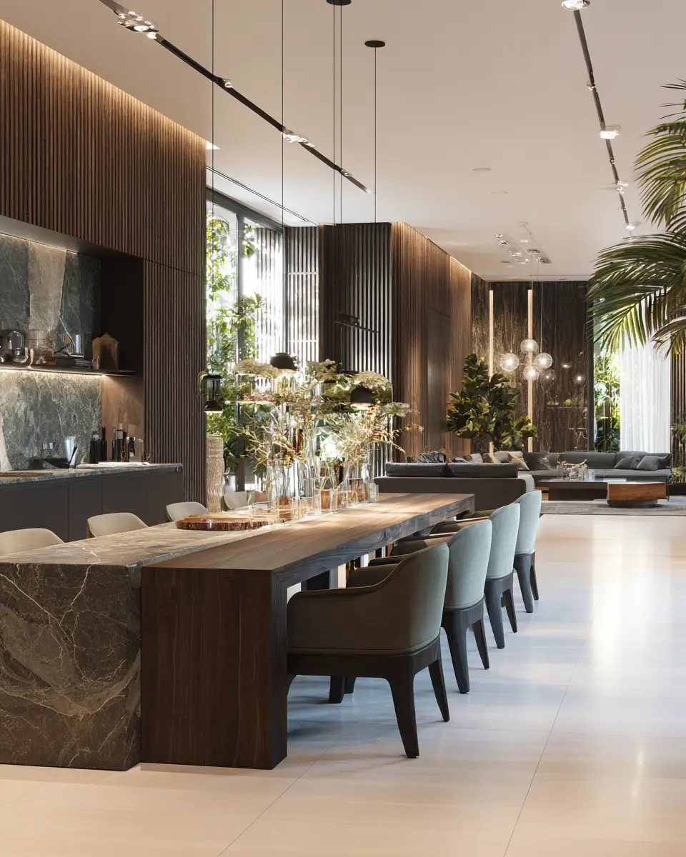 Moody Japandi Dining Room Decor Ideas