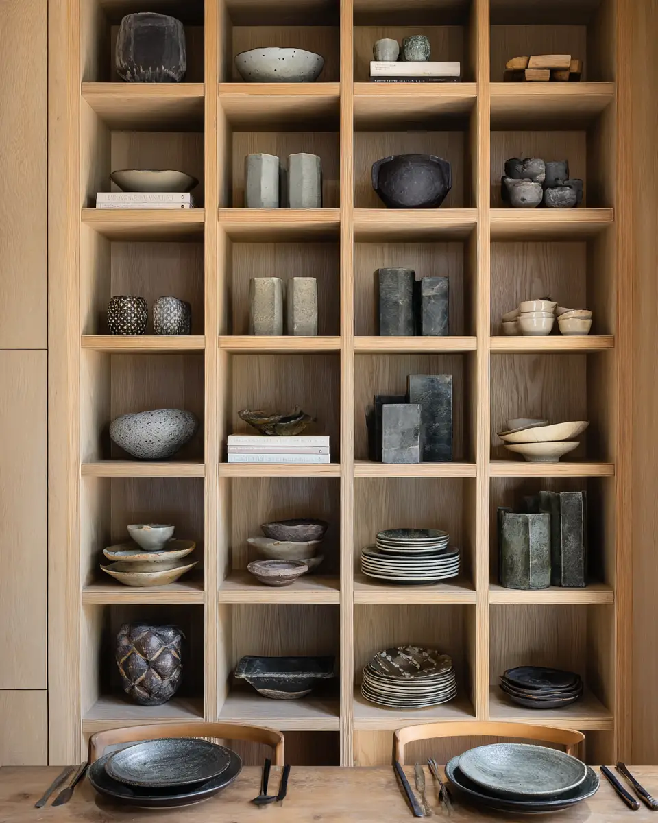 Moody Japandi Dining Room Decor Ideas