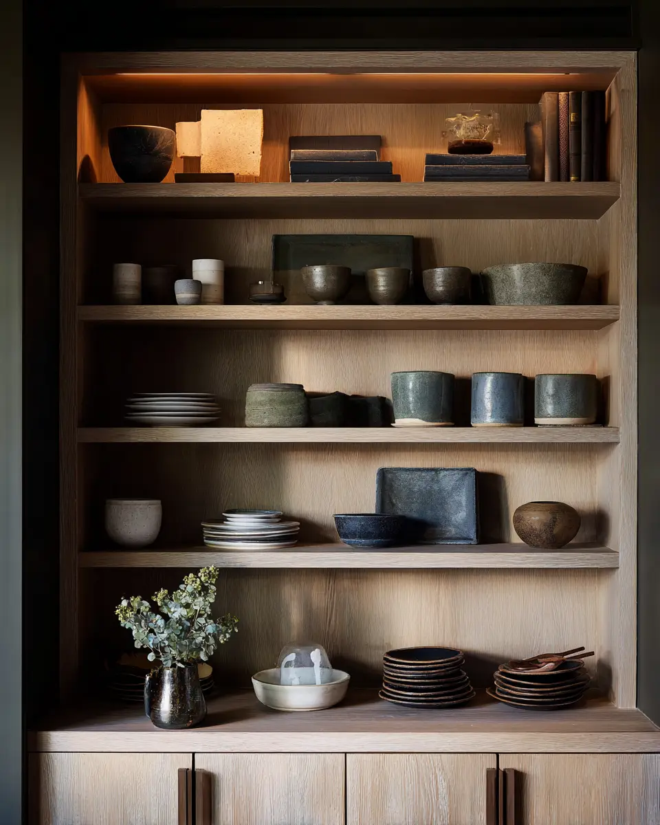 Moody Japandi Dining Room Decor Ideas