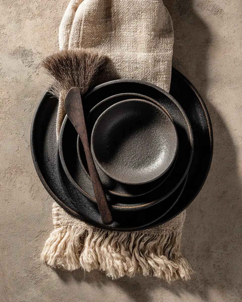 Moody Japandi Dining Room Decor Ideas