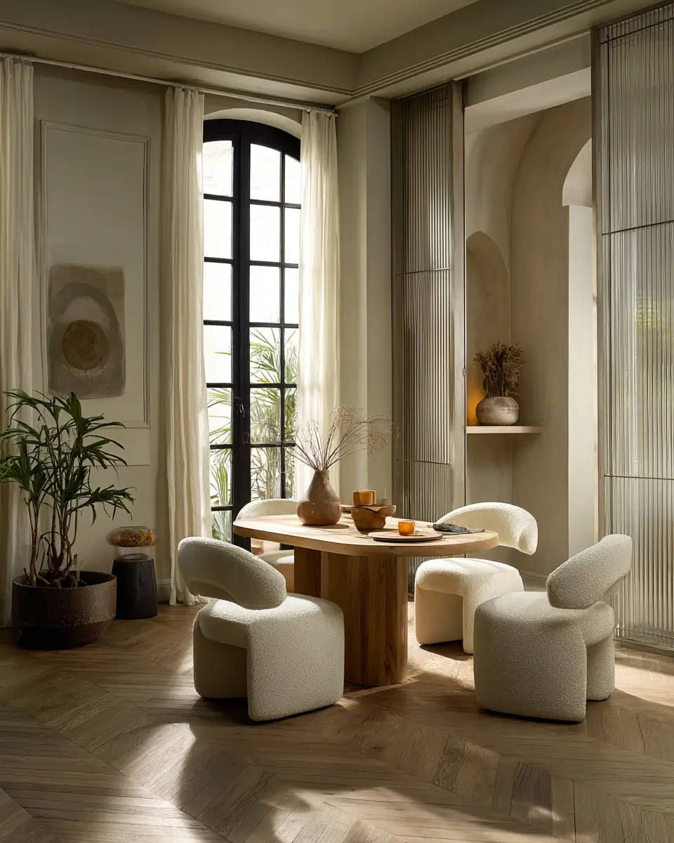 Moody Japandi Dining Room Decor Ideas