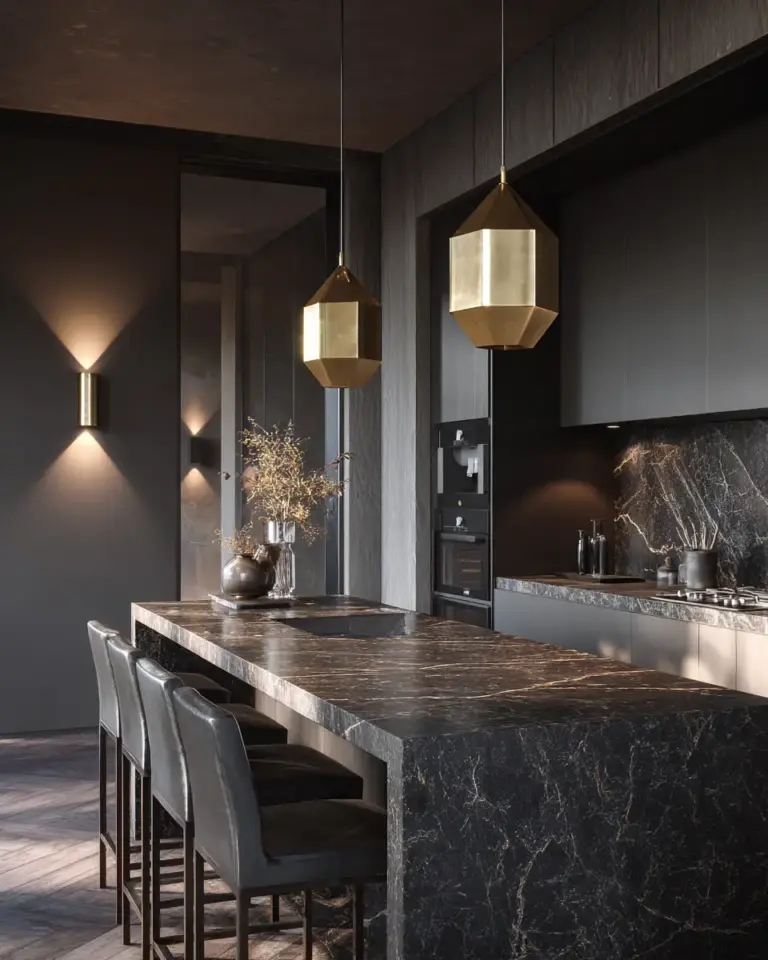 Moody Kitchen Decor Ideas - Featured