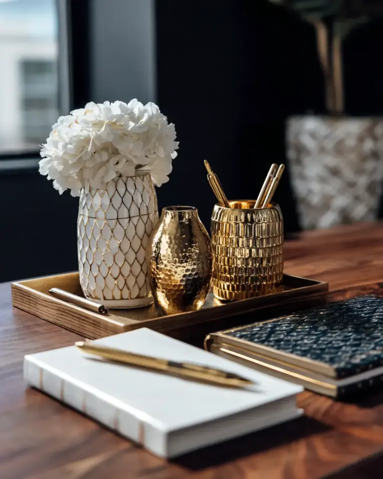 Moody Mid-Century Modern Home Office Decor Ideas - Featured