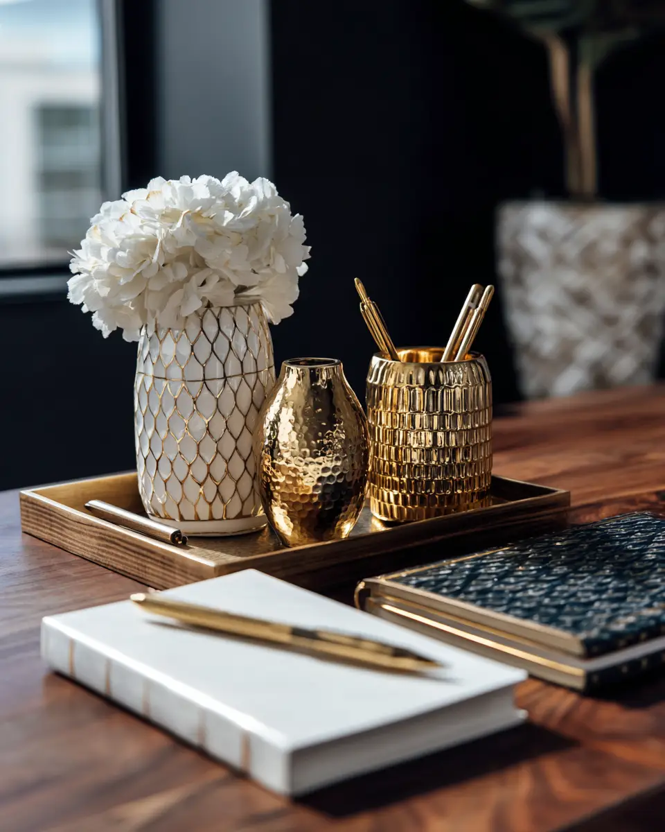 Moody Mid-Century Modern Home Office Decor Ideas - Featured