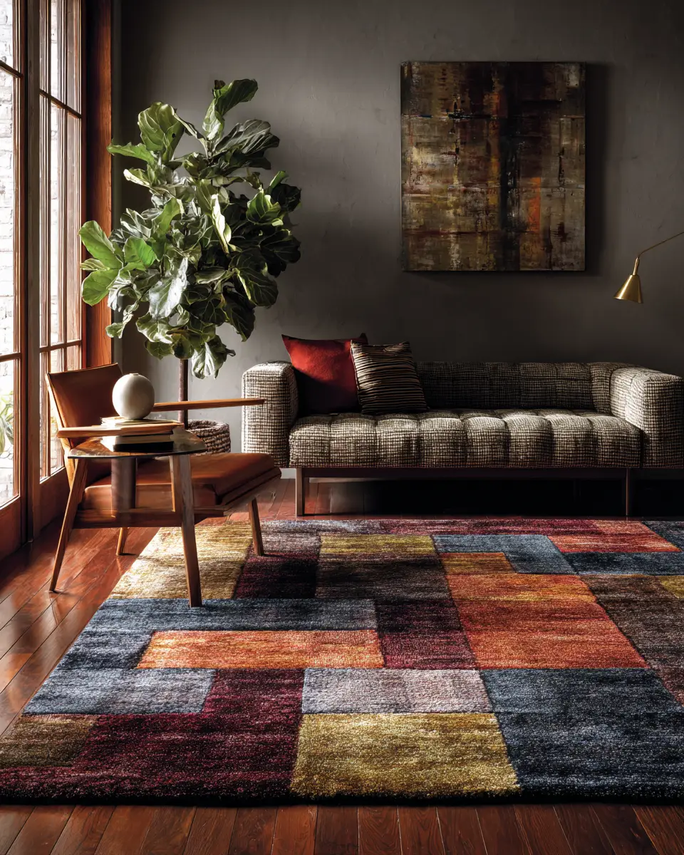 Moody Mid-Century Modern Living Room Decor Ideas