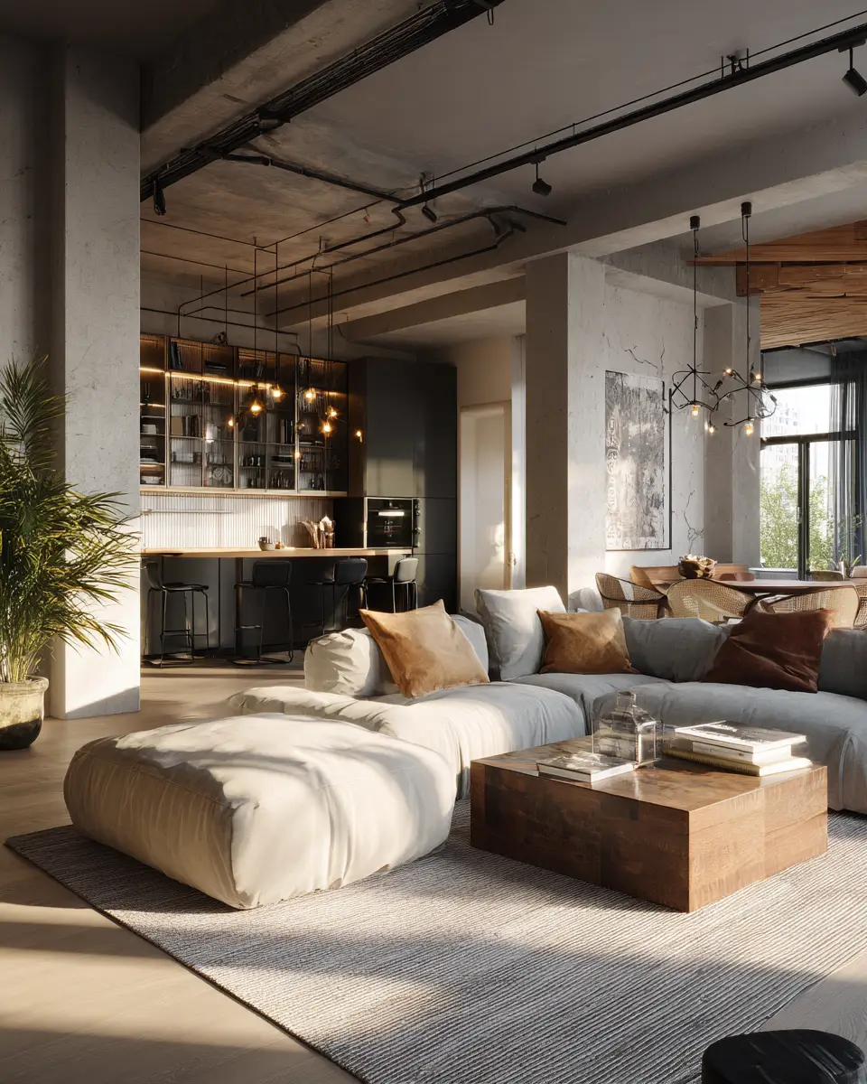 Moody Mid-Century Modern Living Room Decor Ideas