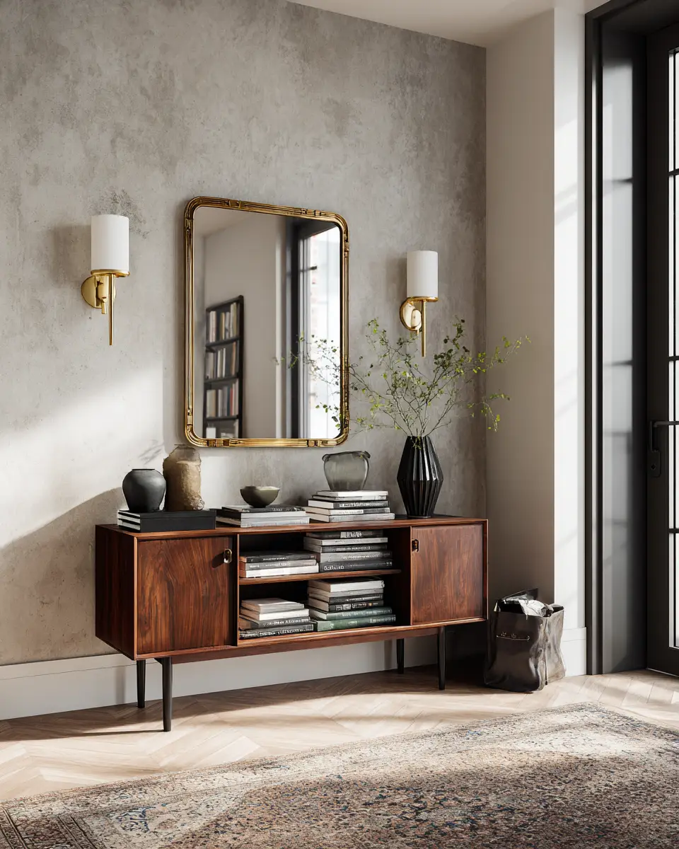 Moody Mid-Century Modern Living Room Decor Ideas