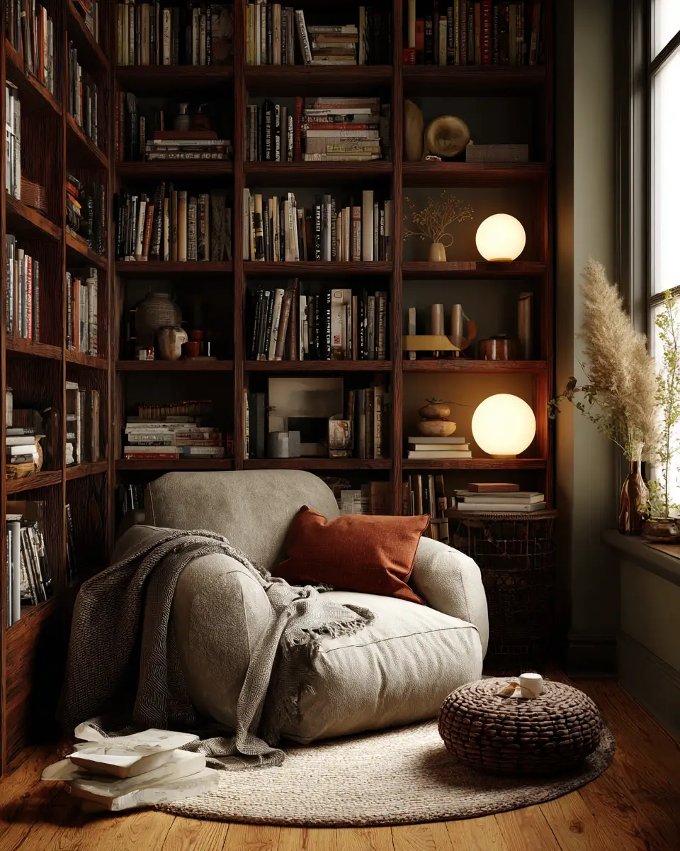 Moody Mid-Century Modern Living Room Decor Ideas