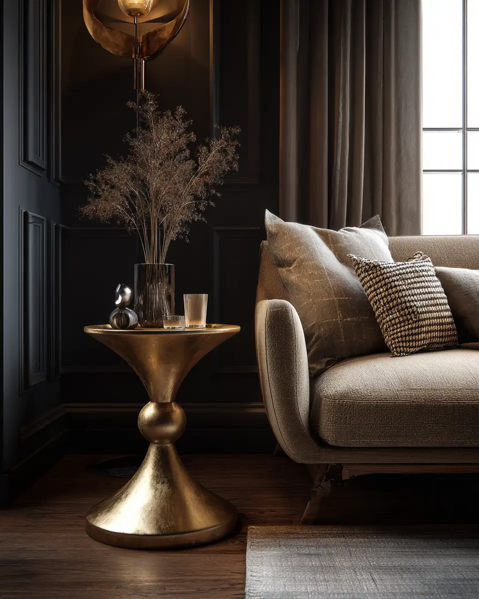 Moody Mid-Century Modern Living Room Decor Ideas