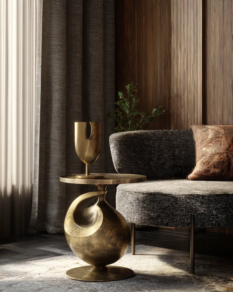 Moody Mid-Century Modern Living Room Decor Ideas