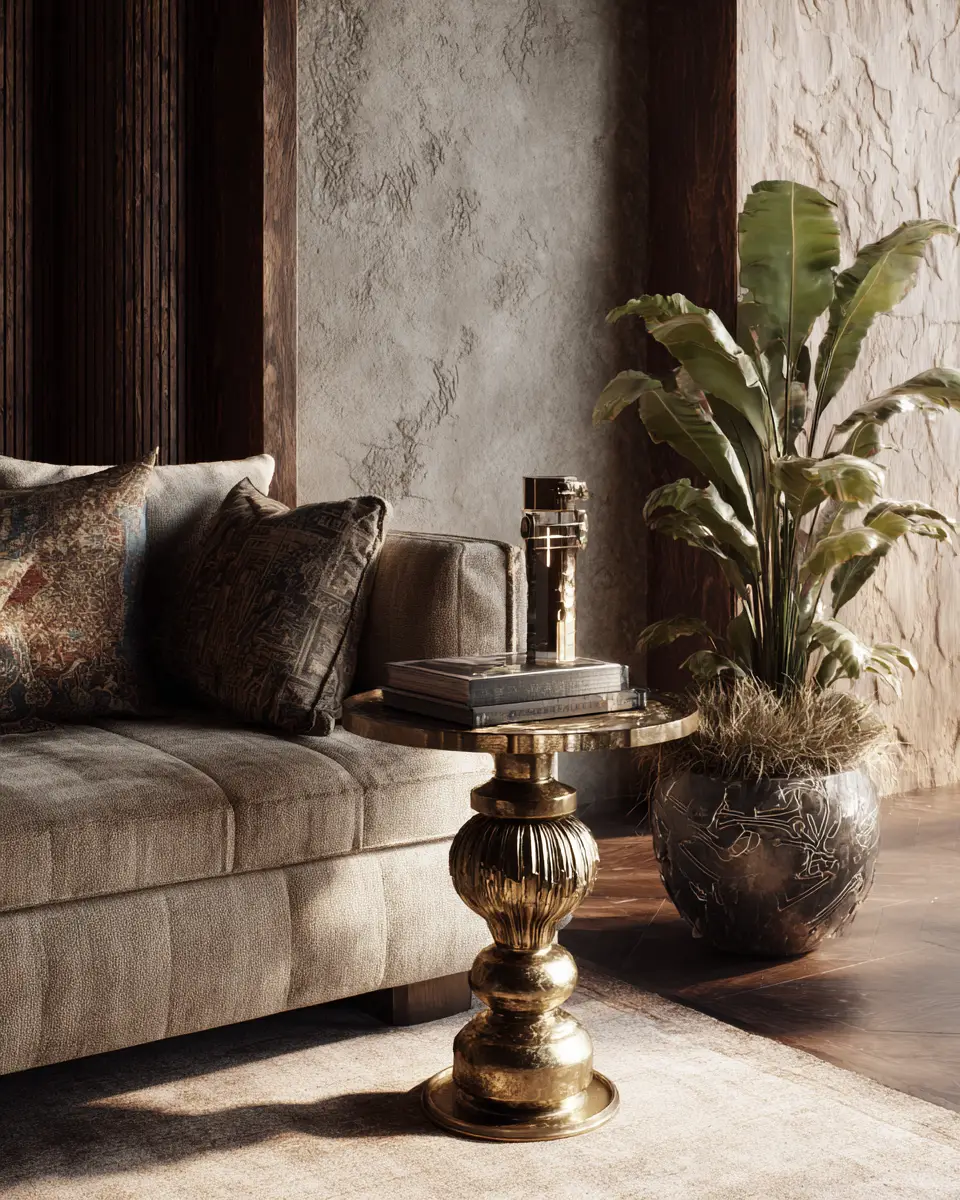 Moody Mid-Century Modern Living Room Decor Ideas