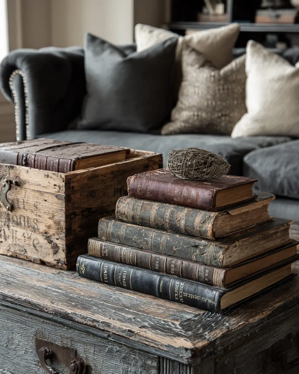 Moody Modern Farmhouse Living Room Decor Ideas