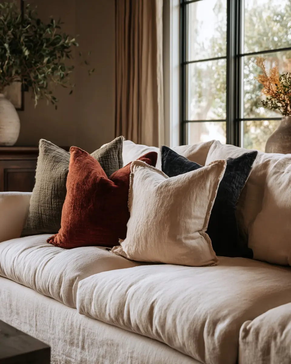 Moody Modern Farmhouse Living Room Decor Ideas