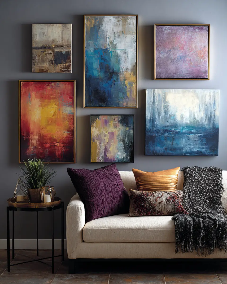 Moody Modern Living Room Decor Ideas