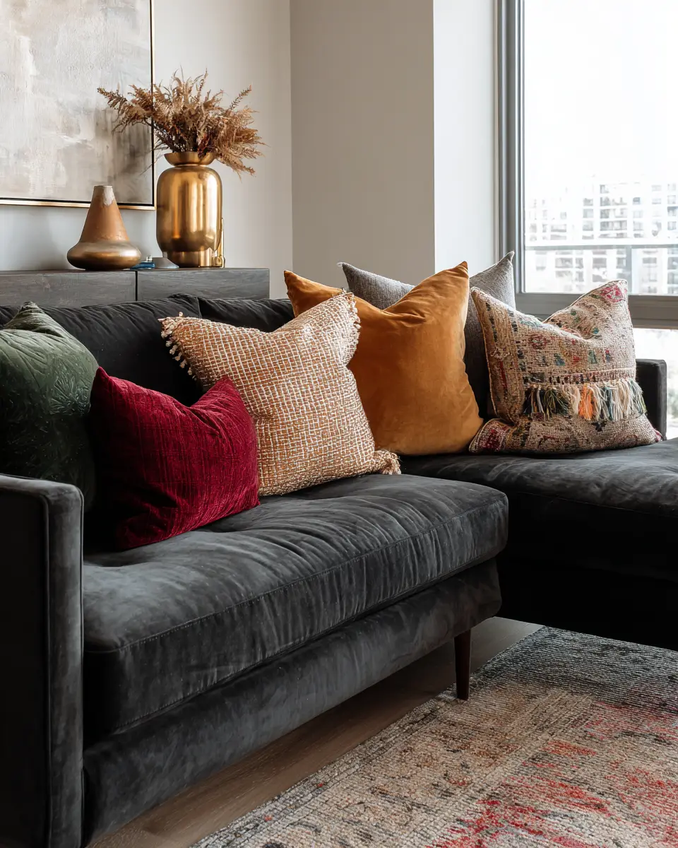 Moody Modern Living Room Decor Ideas