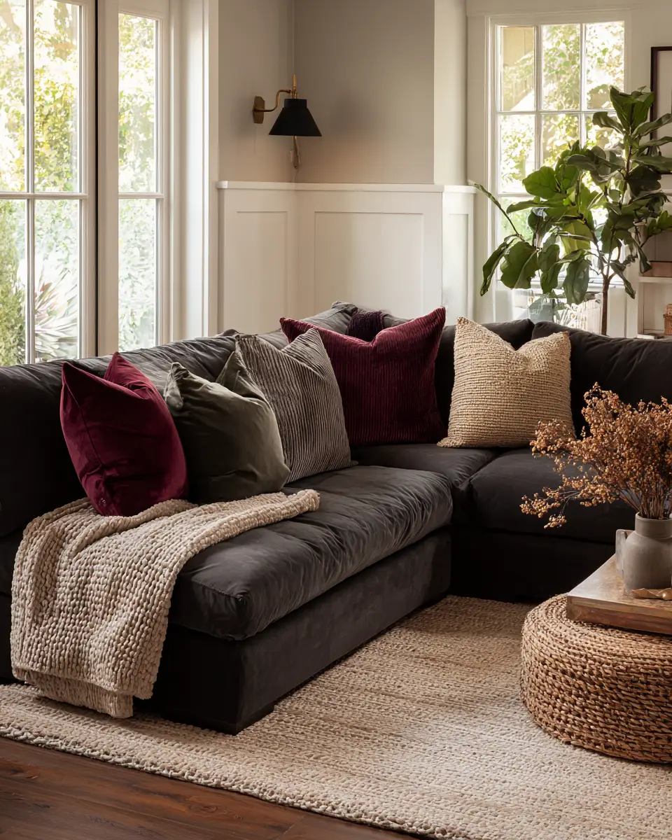 Moody Modern Living Room Decor Ideas