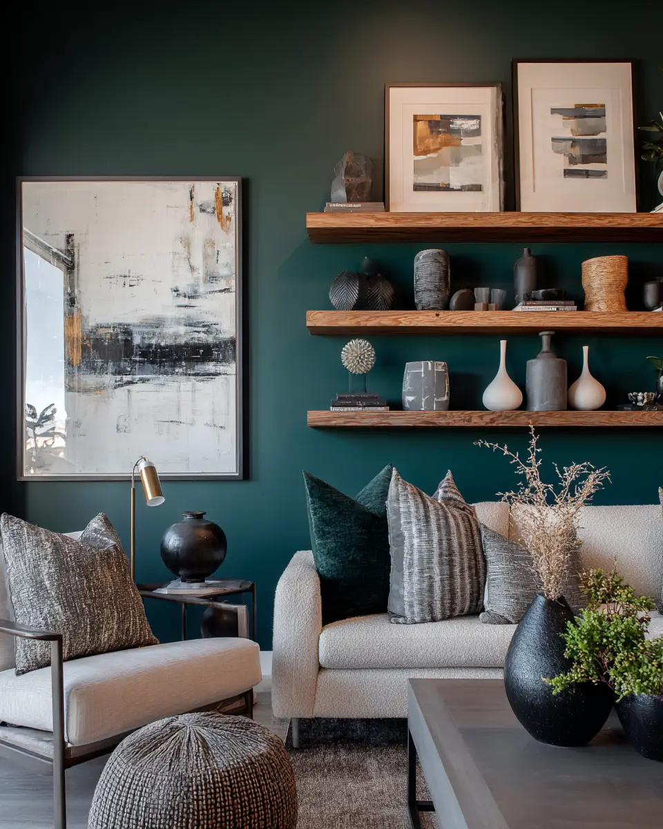 Moody Modern Living Room Decor Ideas