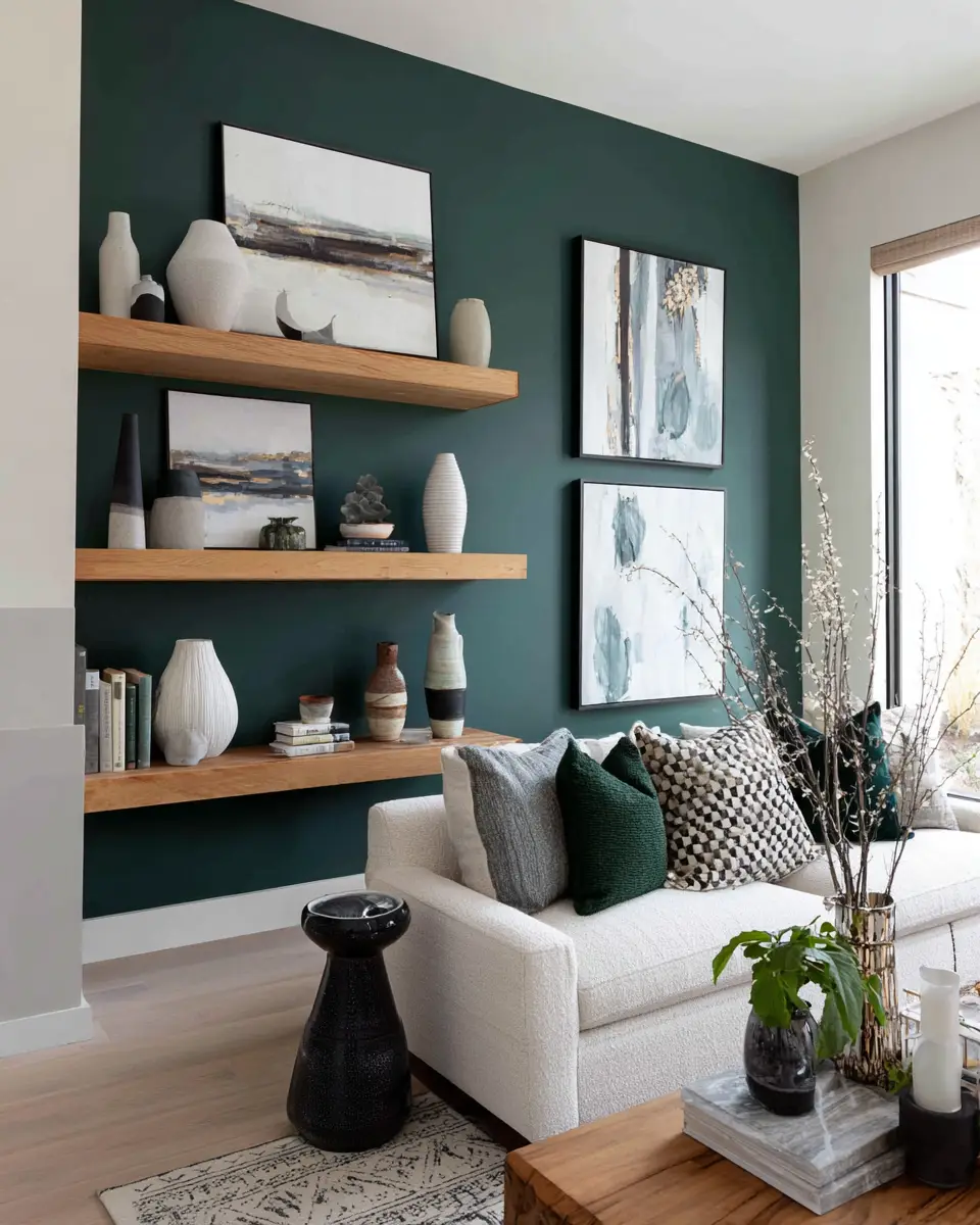 Moody Modern Living Room Decor Ideas