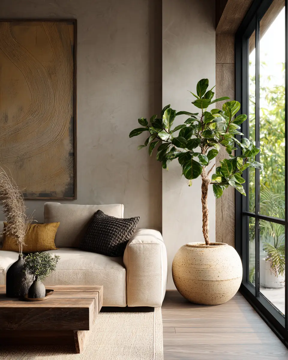 Moody Modern Living Room Decor Ideas