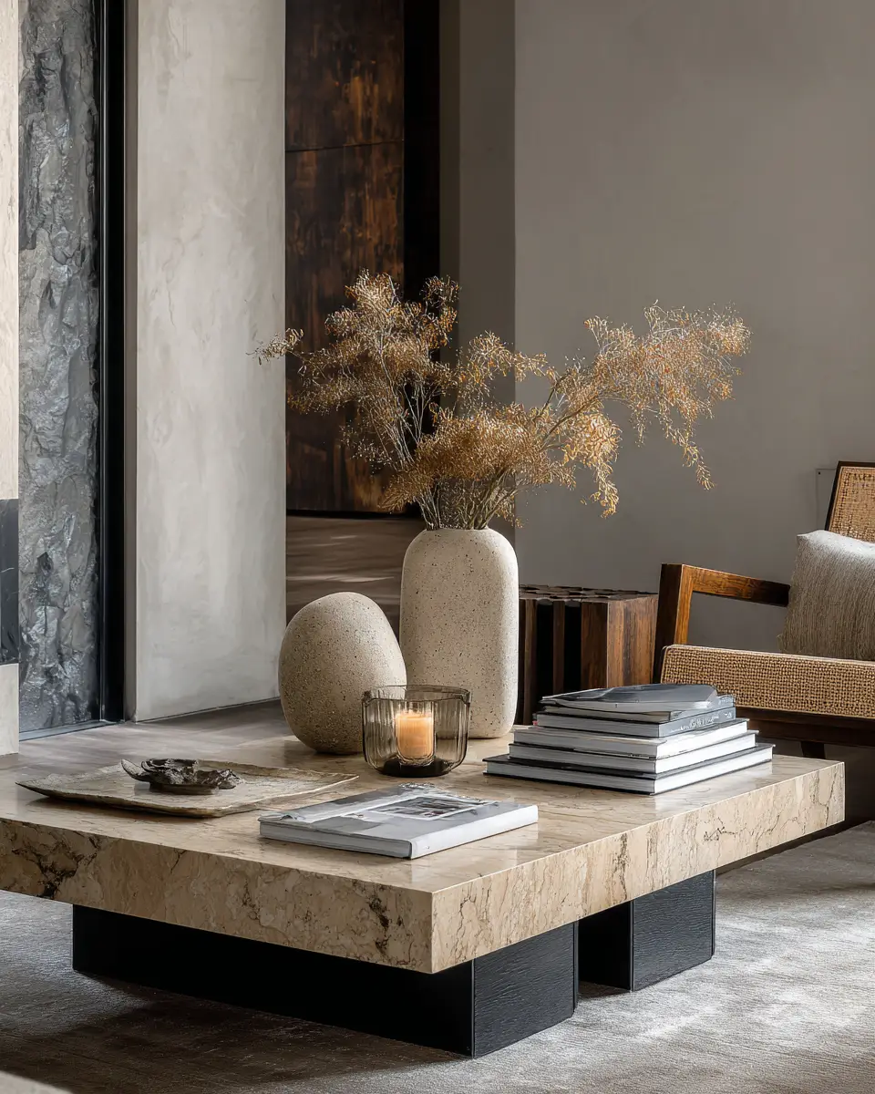 Moody Modern Living Room Decor Ideas