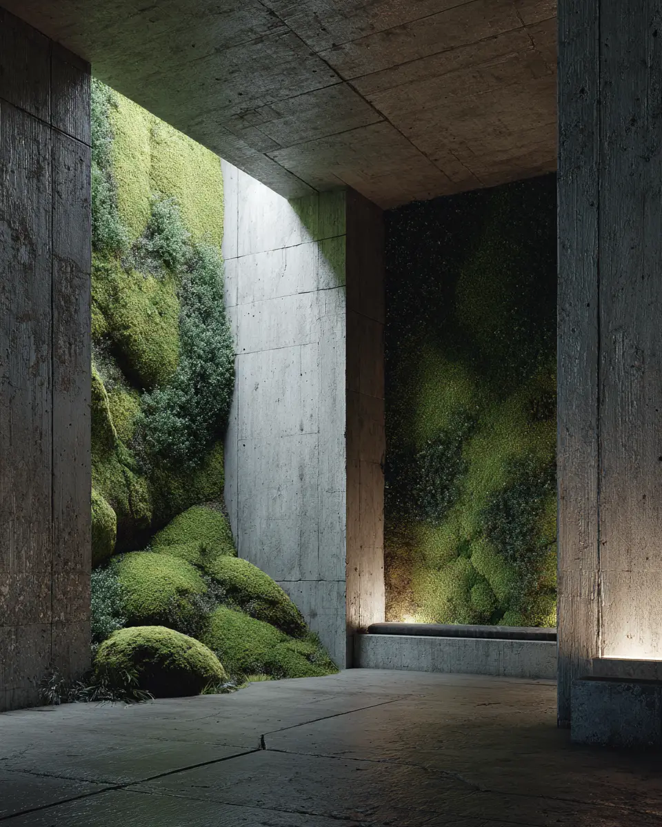 Moody Organic Modern Garage Decor Ideas