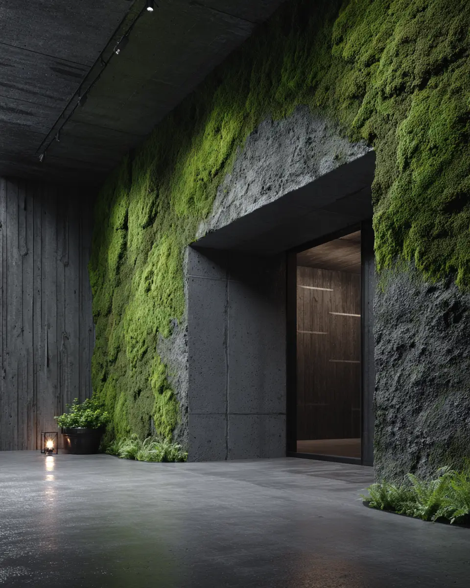 Moody Organic Modern Garage Decor Ideas