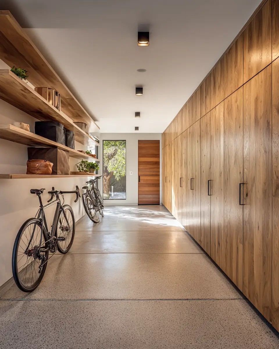 Moody Organic Modern Garage Decor Ideas