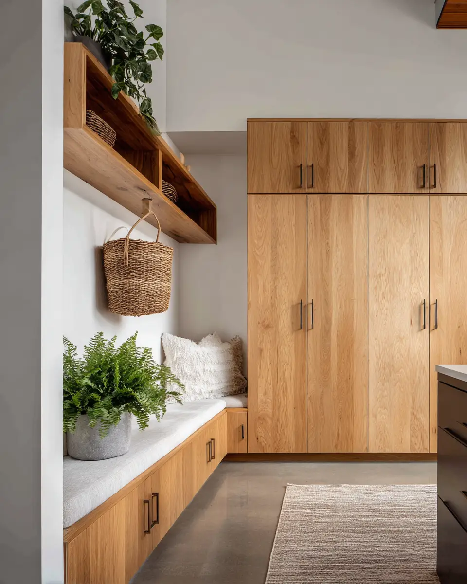 Moody Organic Modern Garage Decor Ideas