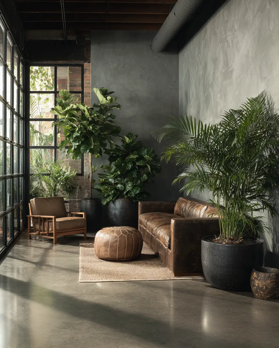 Moody Organic Modern Garage Decor Ideas