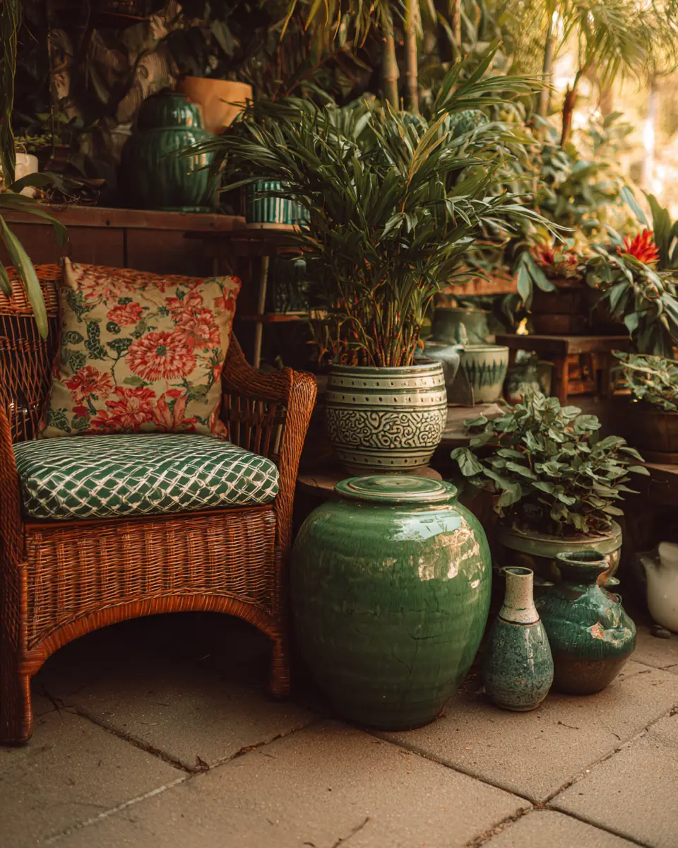 Moody Retro Patio Decor Ideas