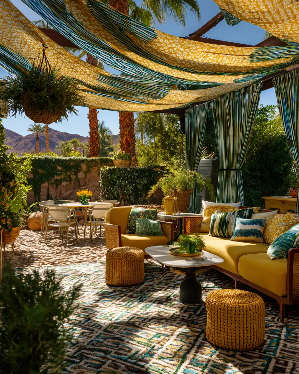 Moody Retro Patio Decor Ideas