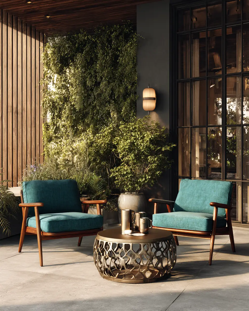 Moody Retro Patio Decor Ideas