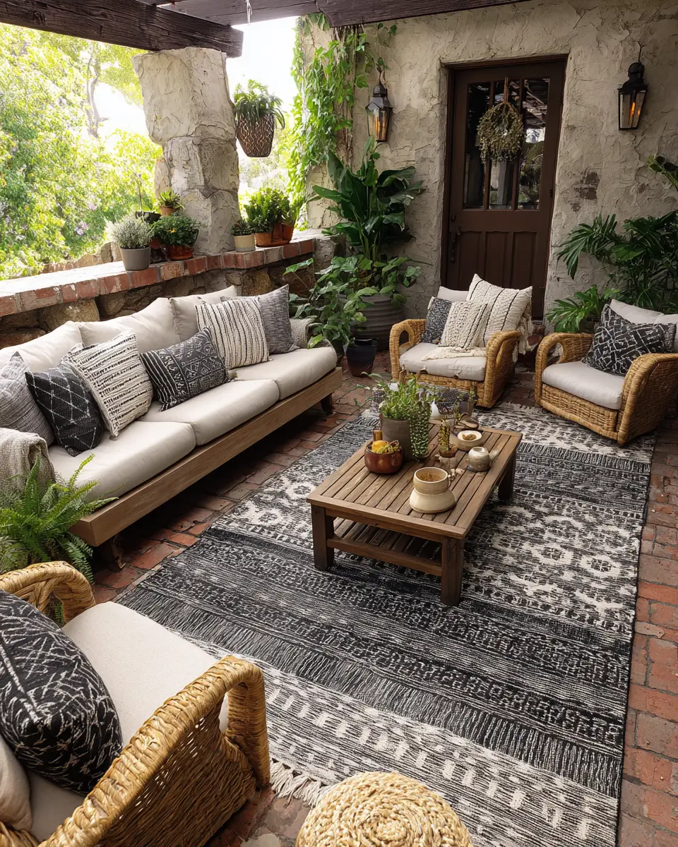 Moody Retro Patio Decor Ideas