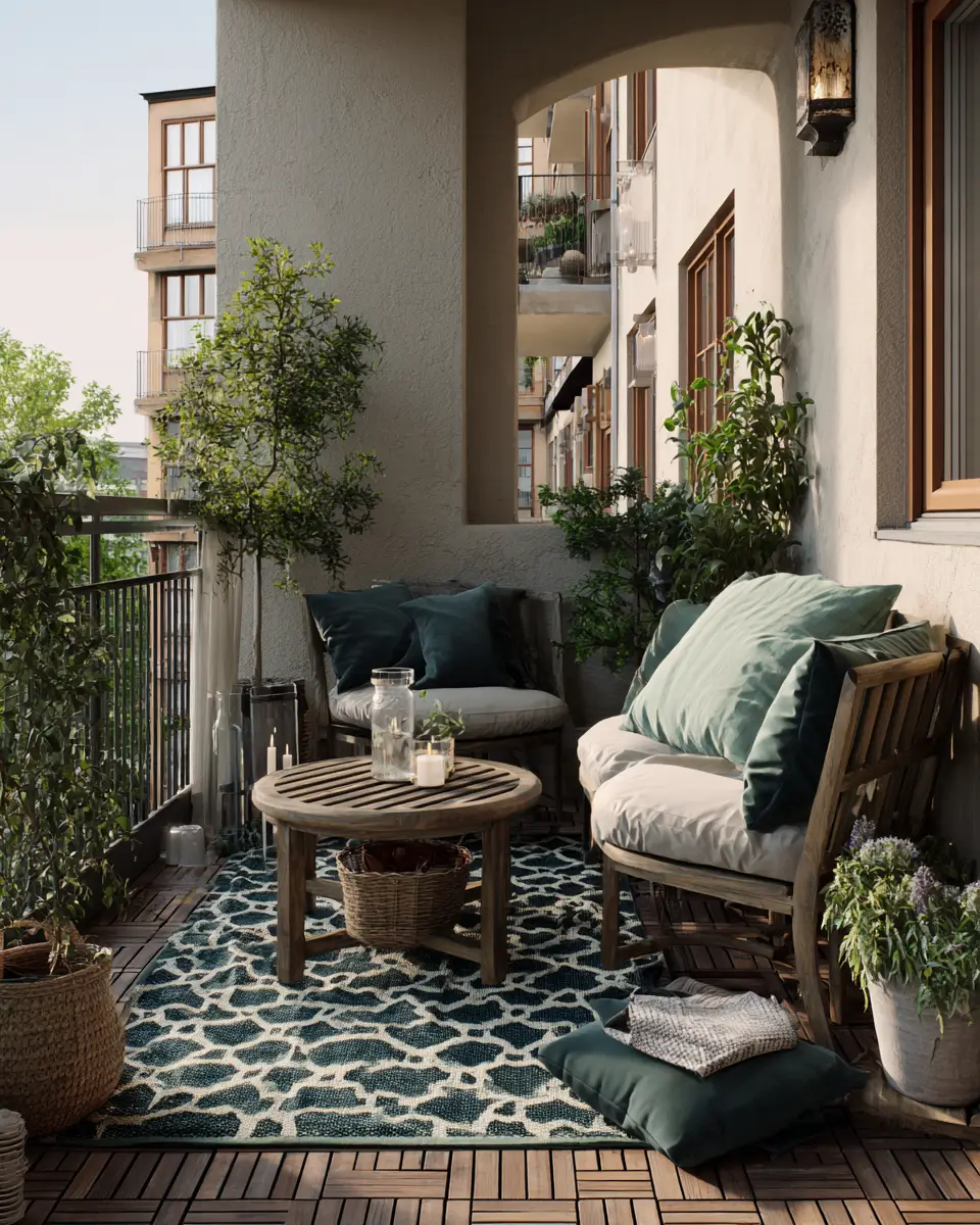 Moody Scandinavian Balcony Decor Ideas