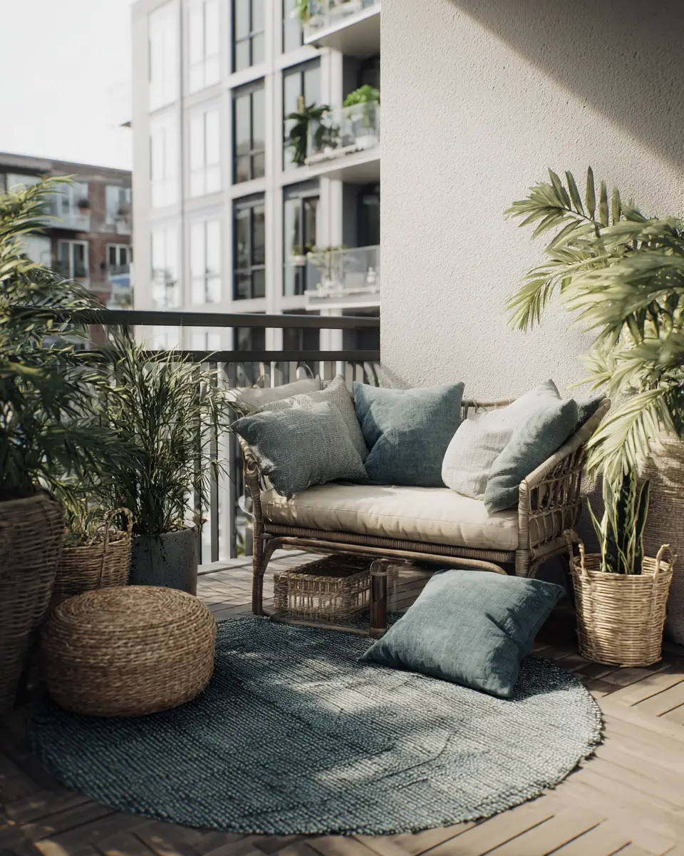 Moody Scandinavian Balcony Decor Ideas