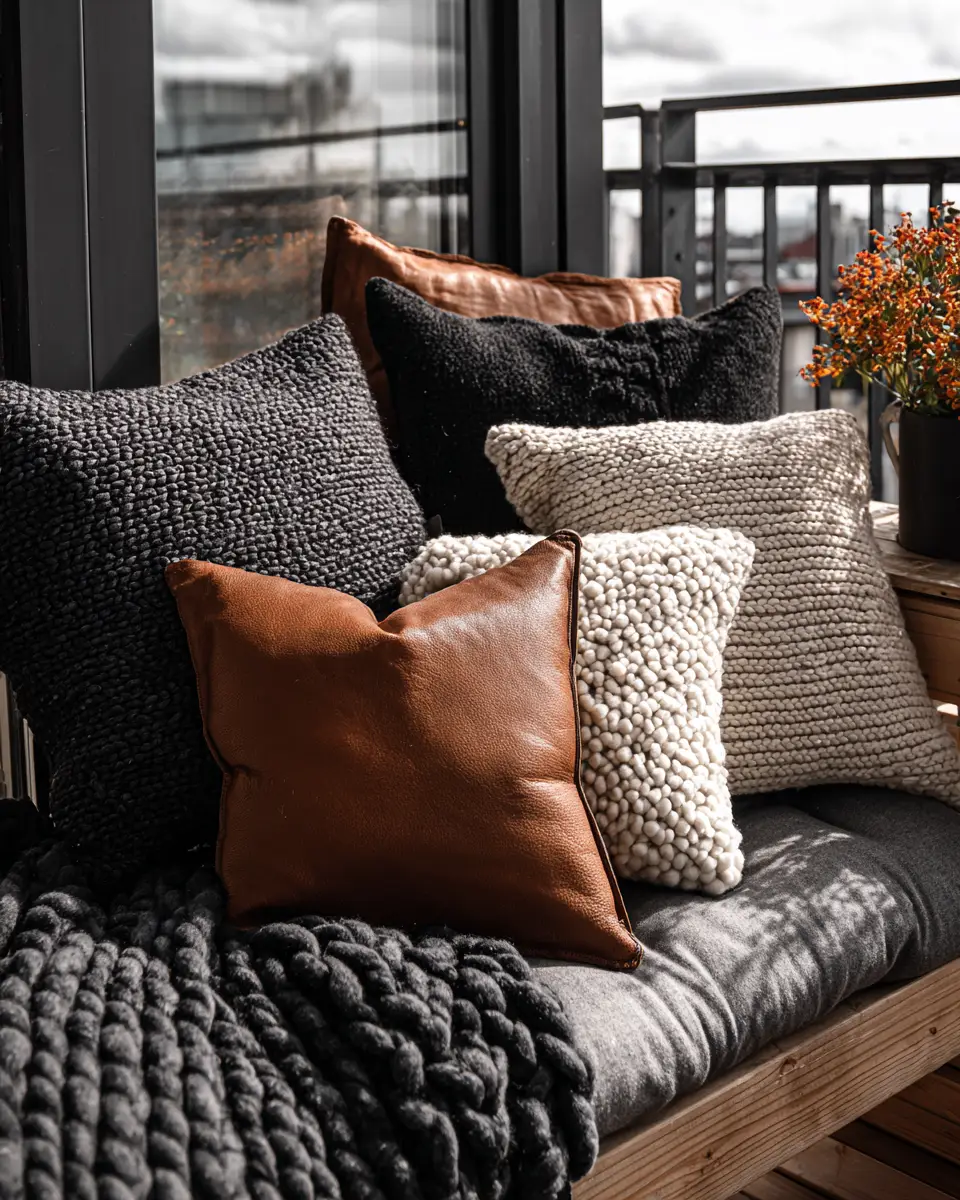 Moody Scandinavian Balcony Decor Ideas