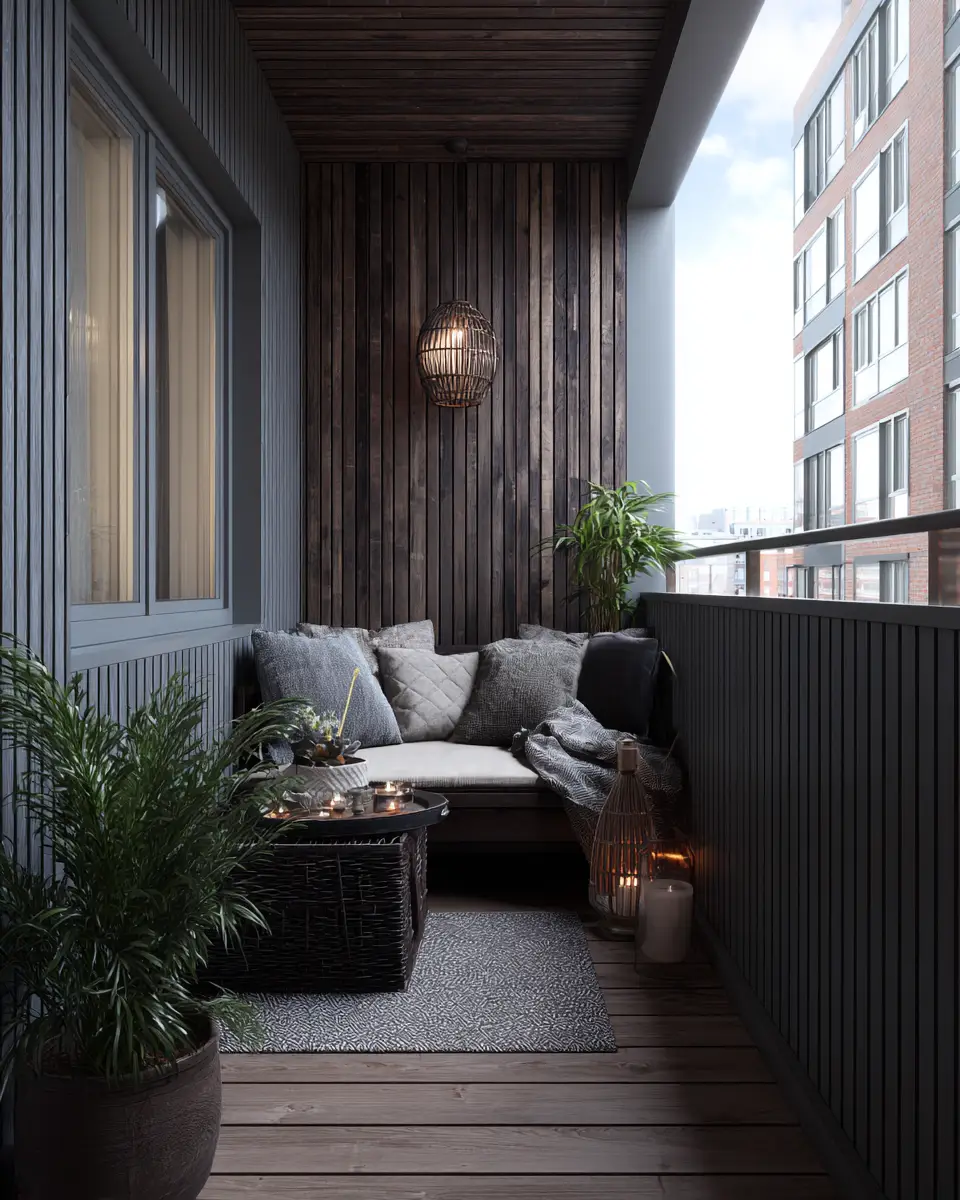 Moody Scandinavian Balcony Decor Ideas