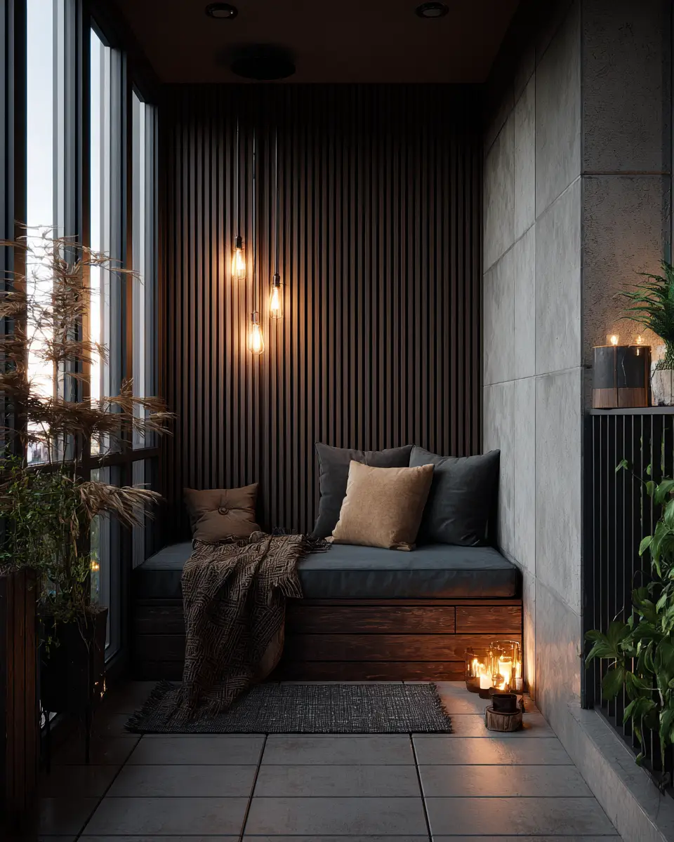 Moody Scandinavian Balcony Decor Ideas
