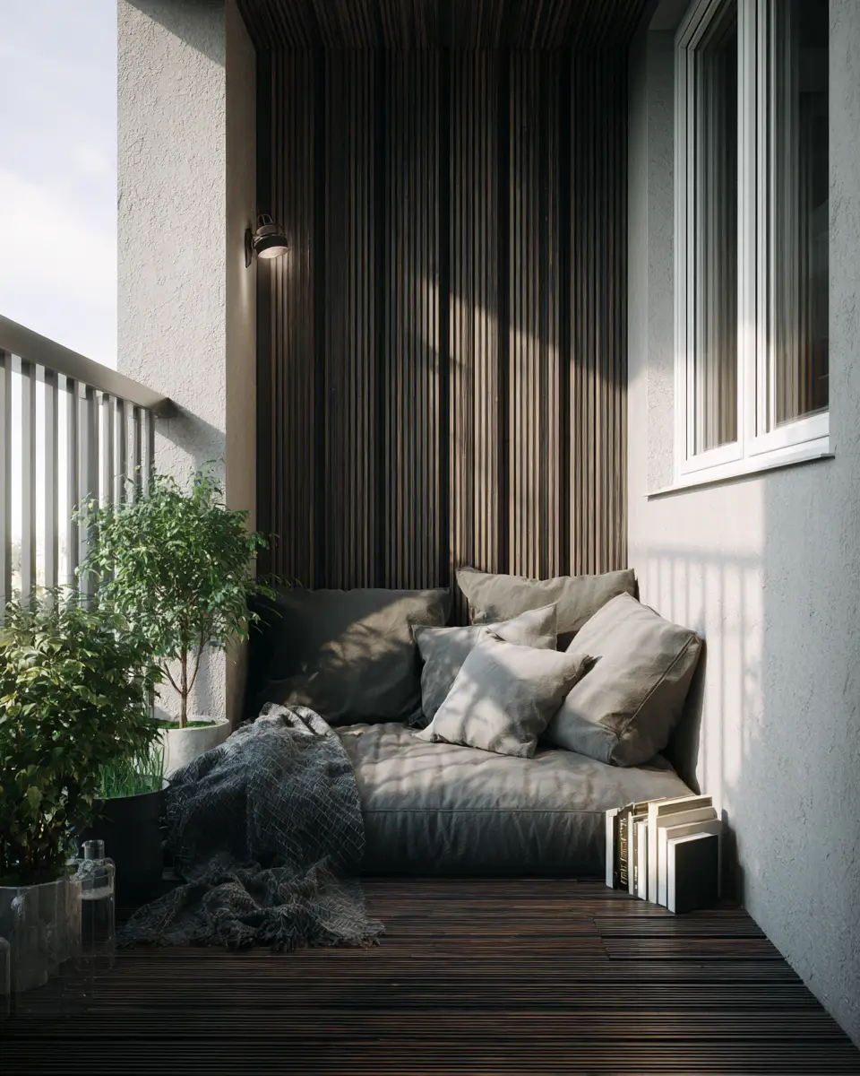 Moody Scandinavian Balcony Decor Ideas