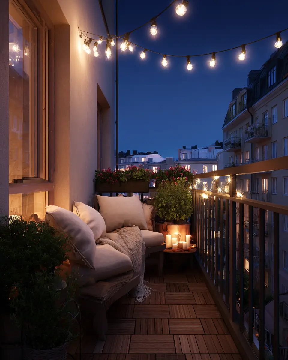 Moody Scandinavian Balcony Decor Ideas